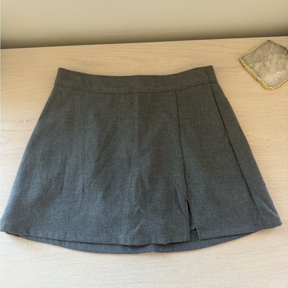Gray Mini Skort